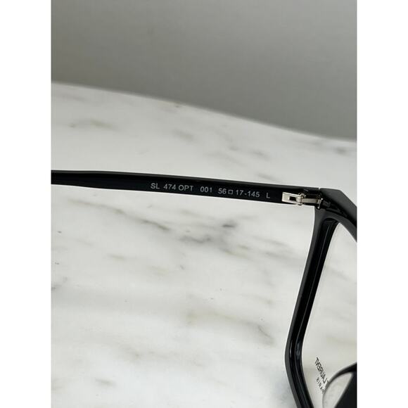 NEW Saint Laurent SL474 Opt Black Square Frames - Picture 9 of 9
